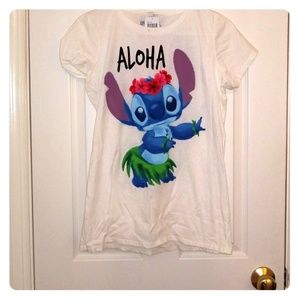 Disney aloha Stich tee shirt